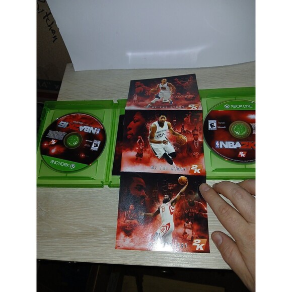 Lot Of 3 Xbox One NBA 2k16 2k17 & 2k19 Games Includes Fold Out Cardboard Poster - Picture 7 of 16